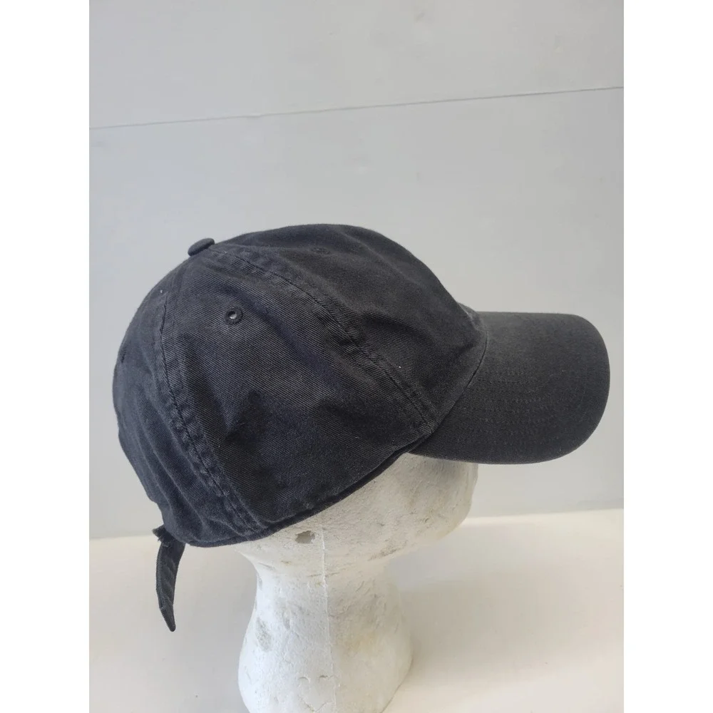 Adidas vtg Baseball Cap‎ Dad Hat Black Embroidered Logo Adjustable Strap